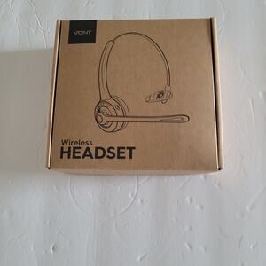 Premium Vont Wireless Bluetooth Headset - Black with Mic